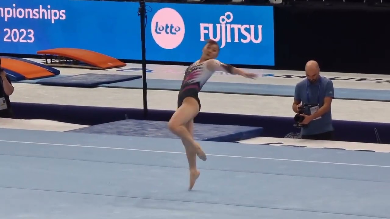 Shoko Miyata - Japan - Floor - Podium Training - World Championships 2023