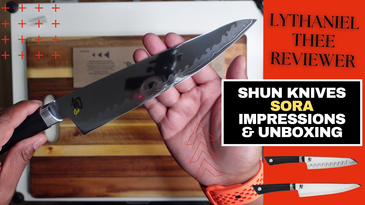 Shun Sora Knives Unboxing & First Impressions (Chef's & Santoku)