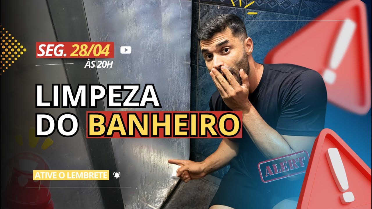 LIVE 1 | HUMDIARISTA + LOJA TEKPEL | LIMPEZA DO BANHEIRO