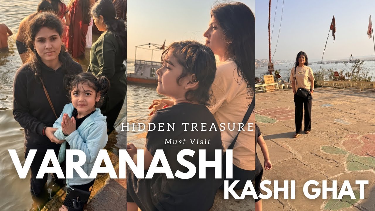 Kashi Ghat Experience 🙏 l Ganga Kinare Pehla Din | Varanasi Vlog Day 1 🎥🌊