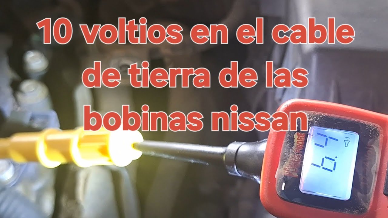 10 voltios en el cable de tierra de las bobinas nissan