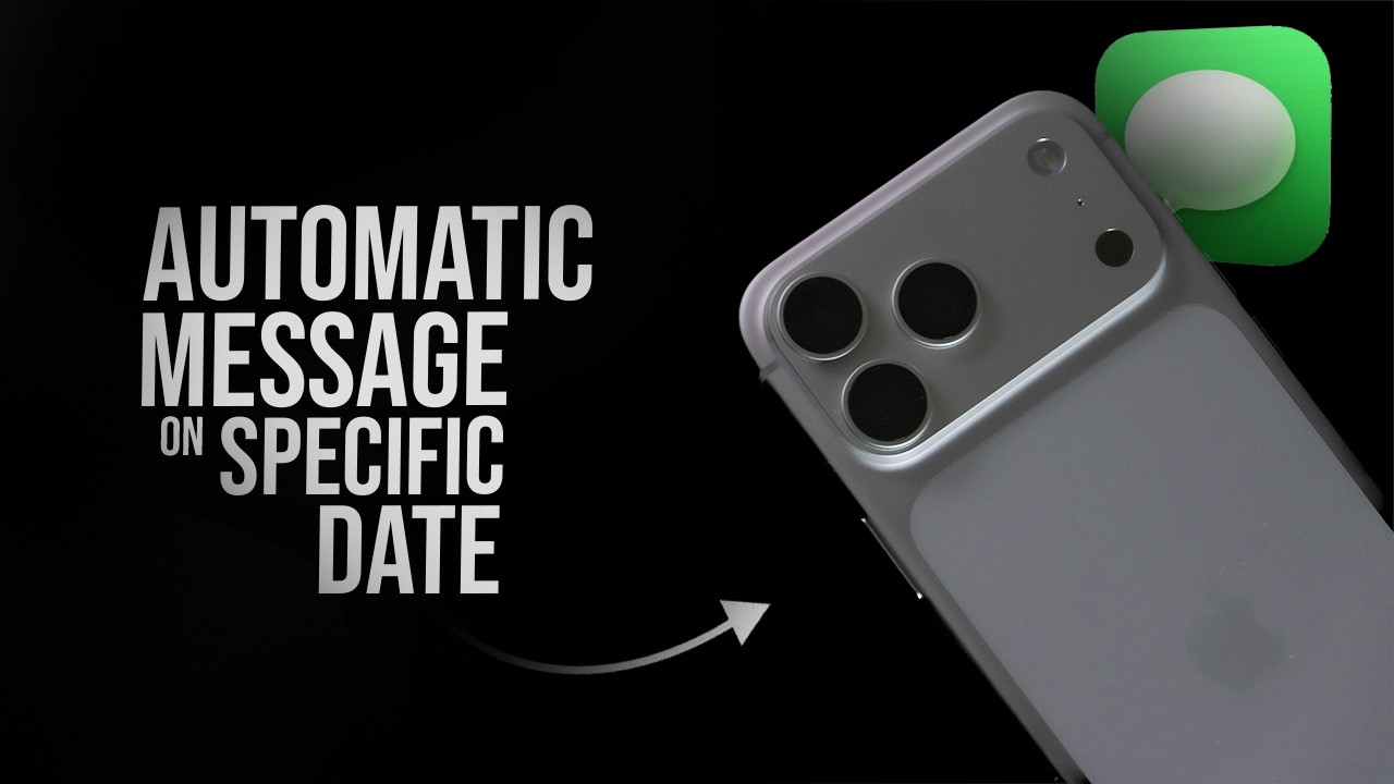 How to Send Automatic Messages on iPhone on Specific Dates (explained)