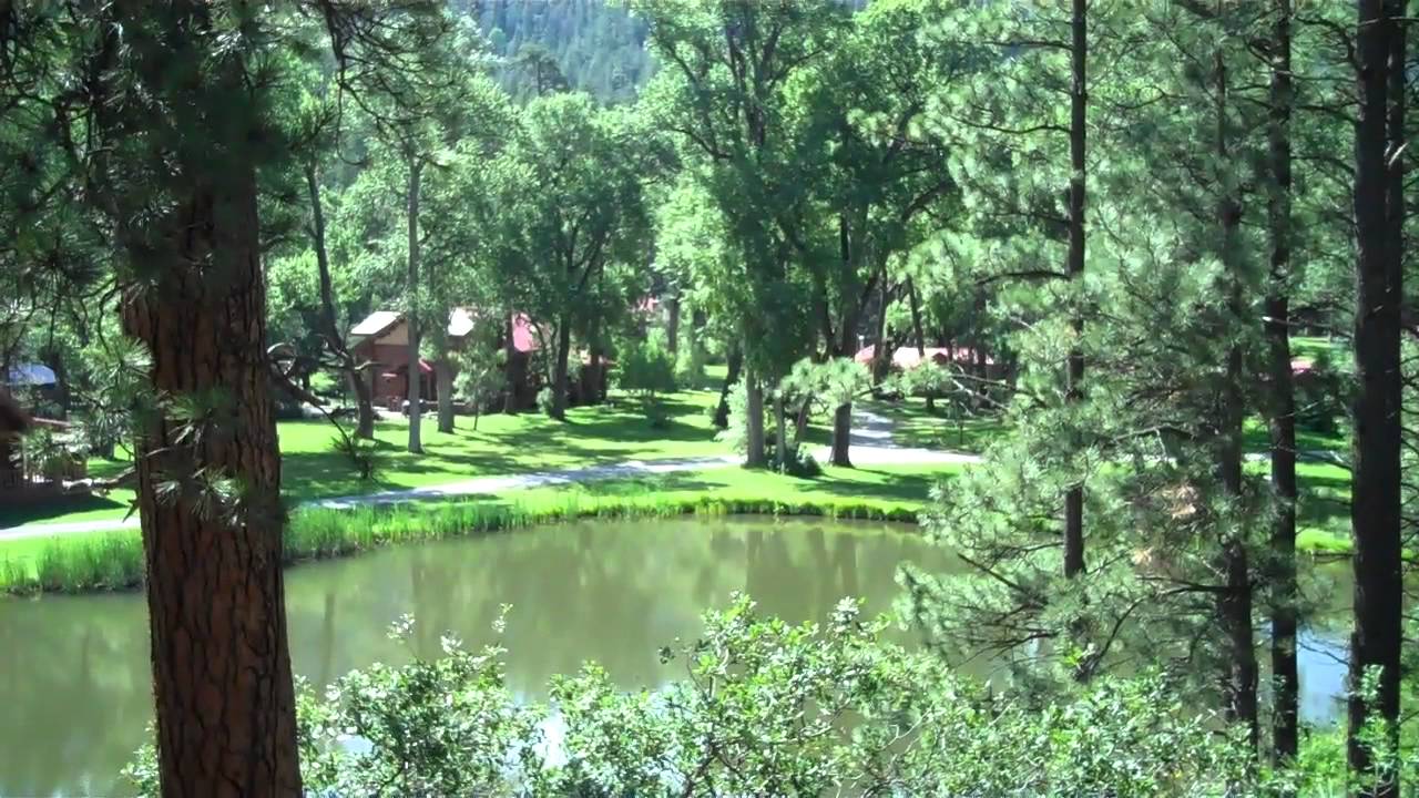 Fly Fishing Log Cabin on the Pecos River For Sale