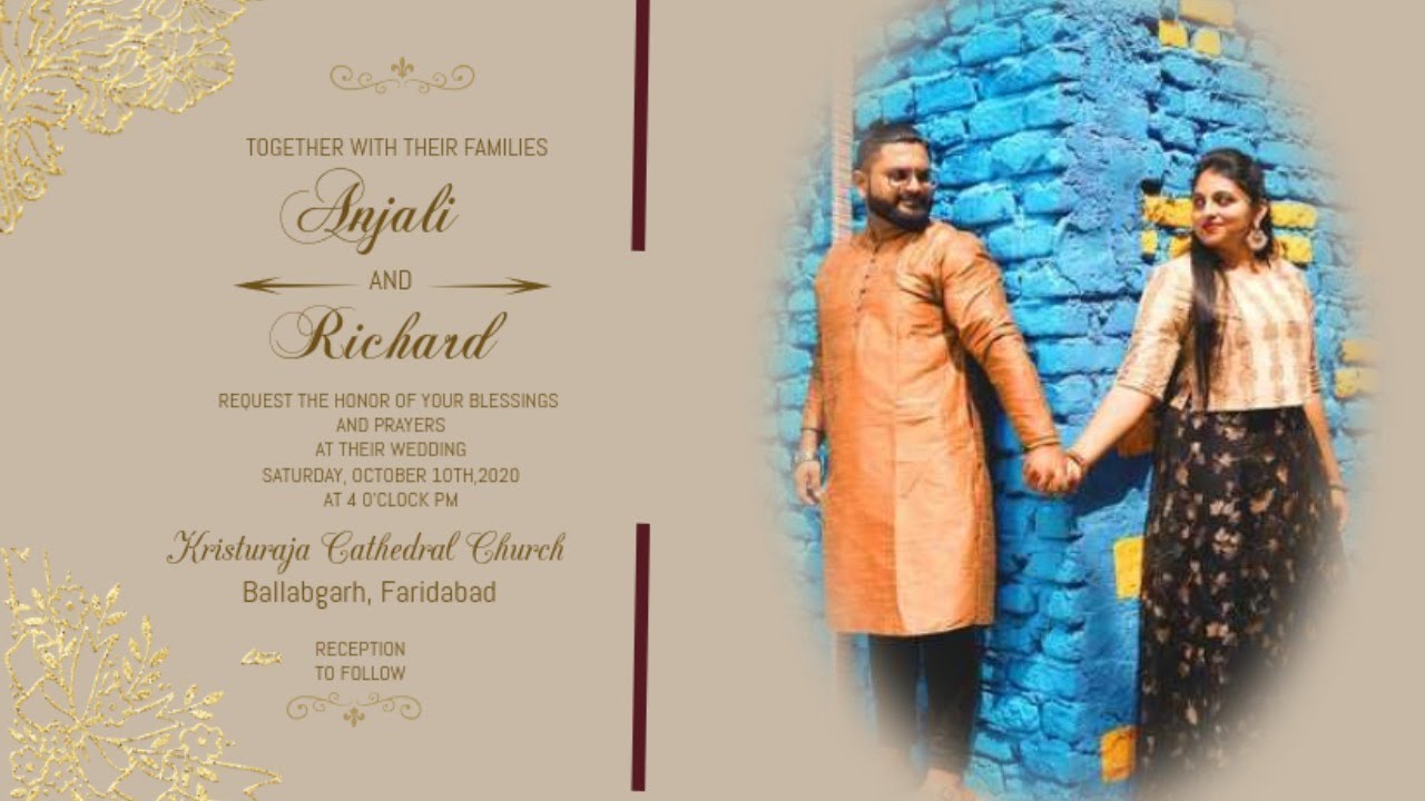 Wedding Ceremony | Anjali and Richard | Kristuraja Cathedral, Ballabgarh | Spot Live