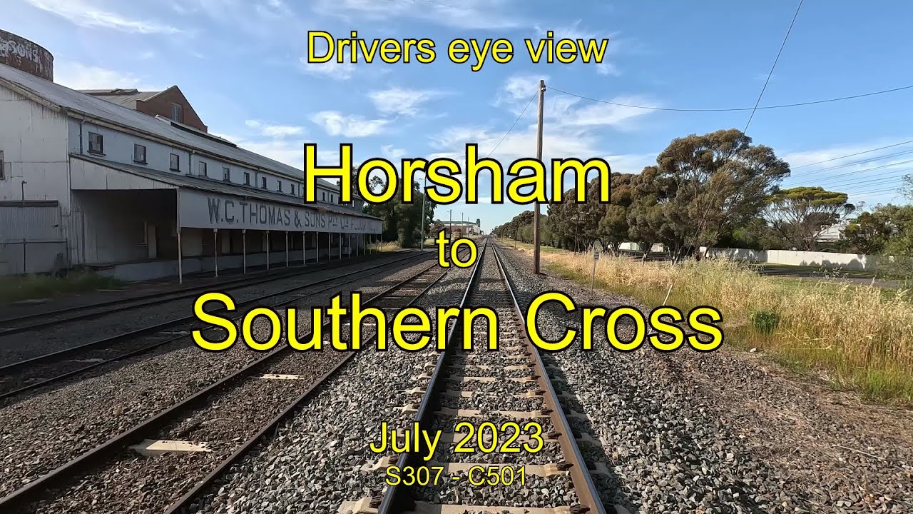 Drivers eye view, Horsham to Southern Cross, Oct 2023