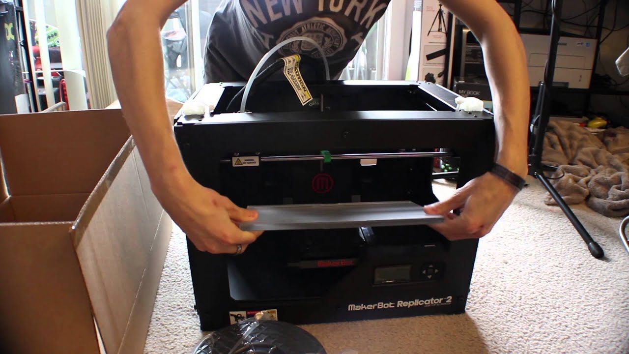 MakerBot Replicator 2 3D Printer Unboxing