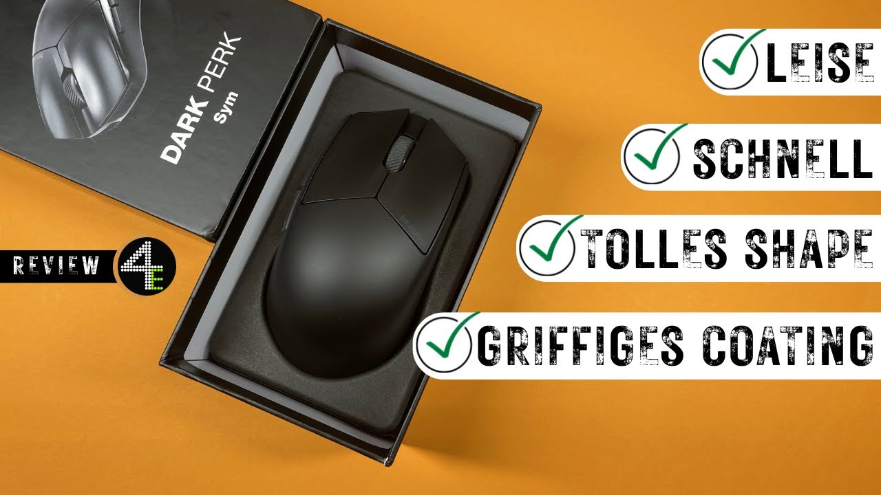 Be Quiet Dark Perk Sym Review | Beste Gaming Mouse von Be Quiet... bis jetzt. ;-)