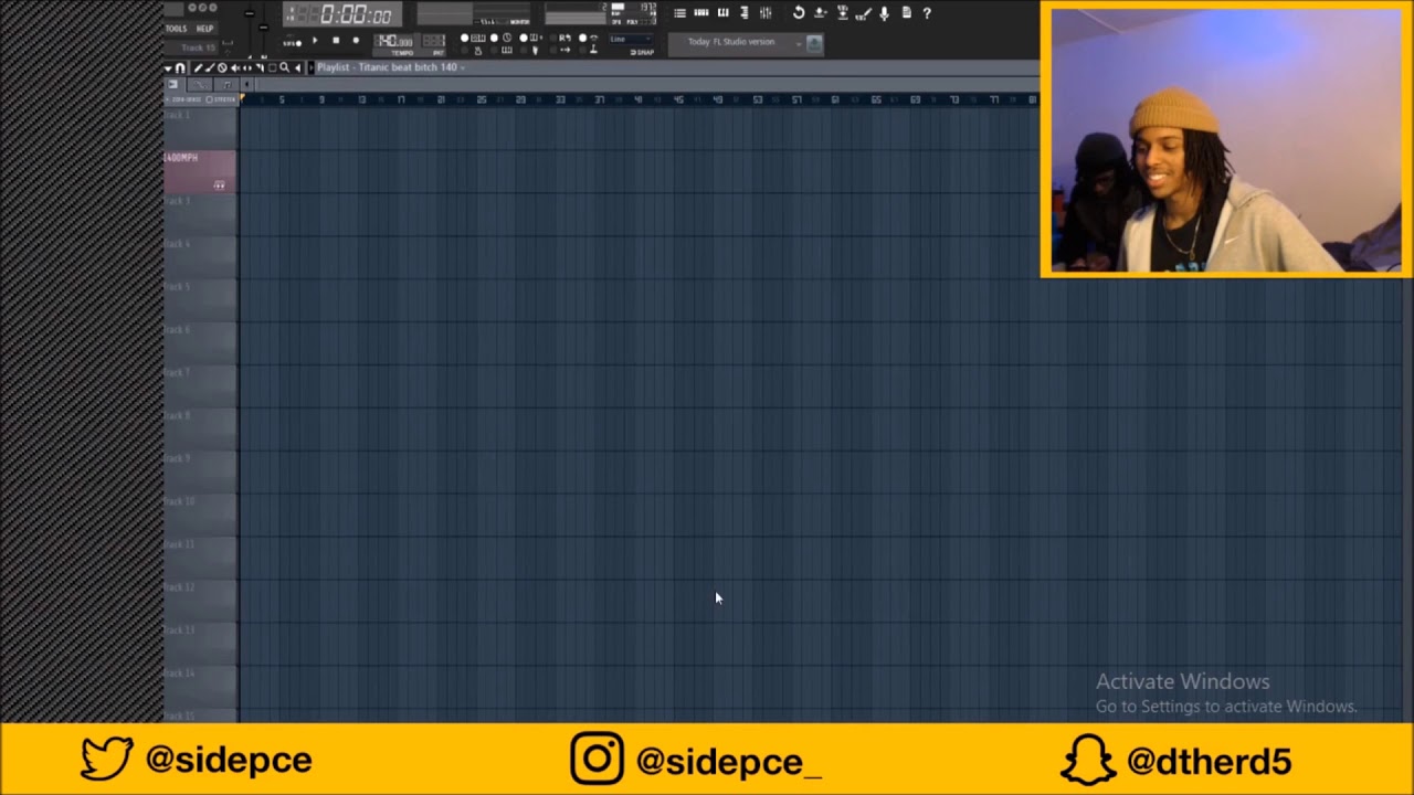 SidePCE from Internet Money Reacts To My Beat & Raps Live (Small Announcement At the Beginning)