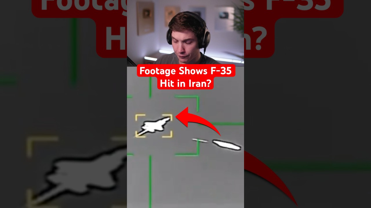 На видеозаписи видно, как истребитель F-35 сбил самолет в Иране?