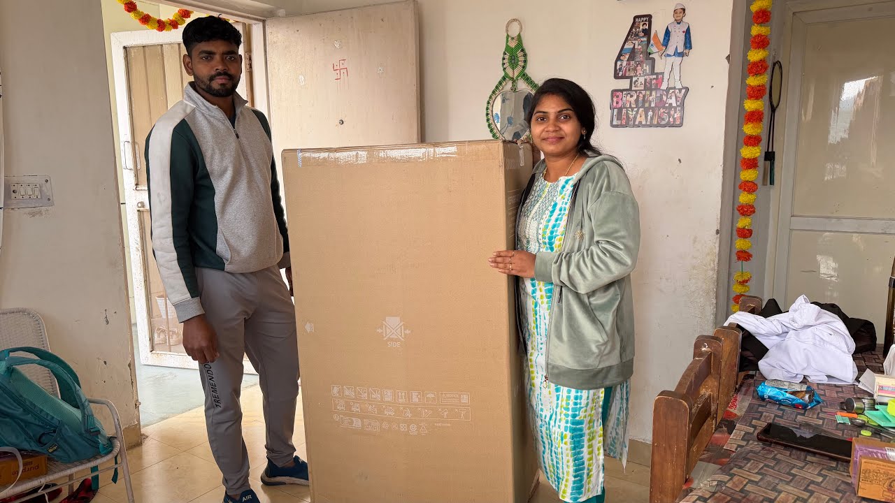 మేము  తీసుకున్న కొత్త. వస్తువు. మా. ఇంటికి వచ్చేసింది  😌😌 ఎంత. పడింది 🤔🤔 
