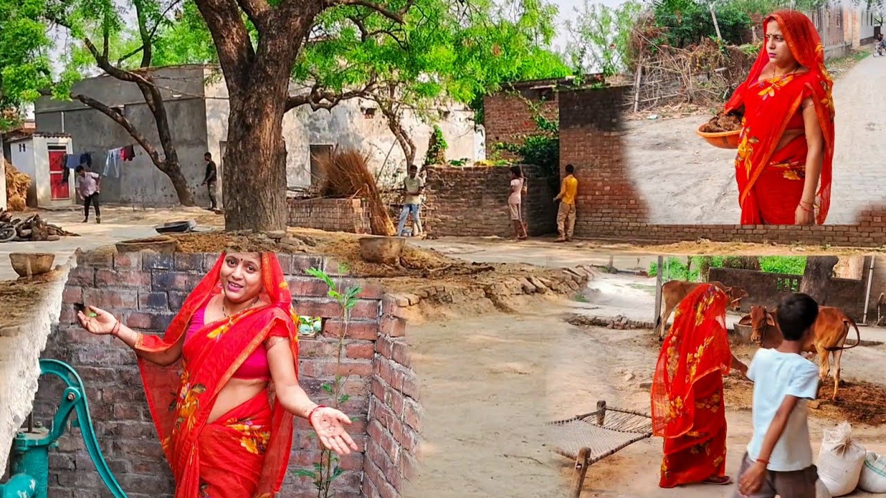 आज काम करते करते हालत ख़राब हो गयी | Village vlog