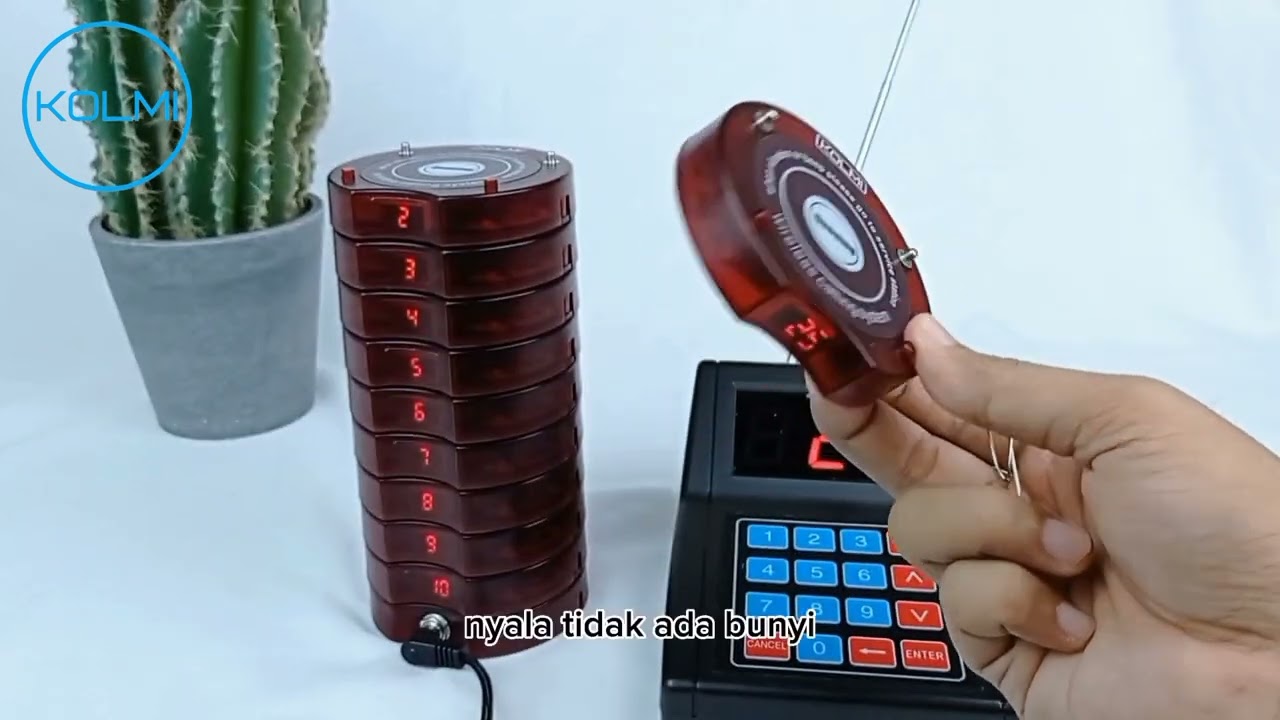 TUTORIAL CARA SETTING PAGER KOLMI WIRELESS CALLING SYSTEM CS101