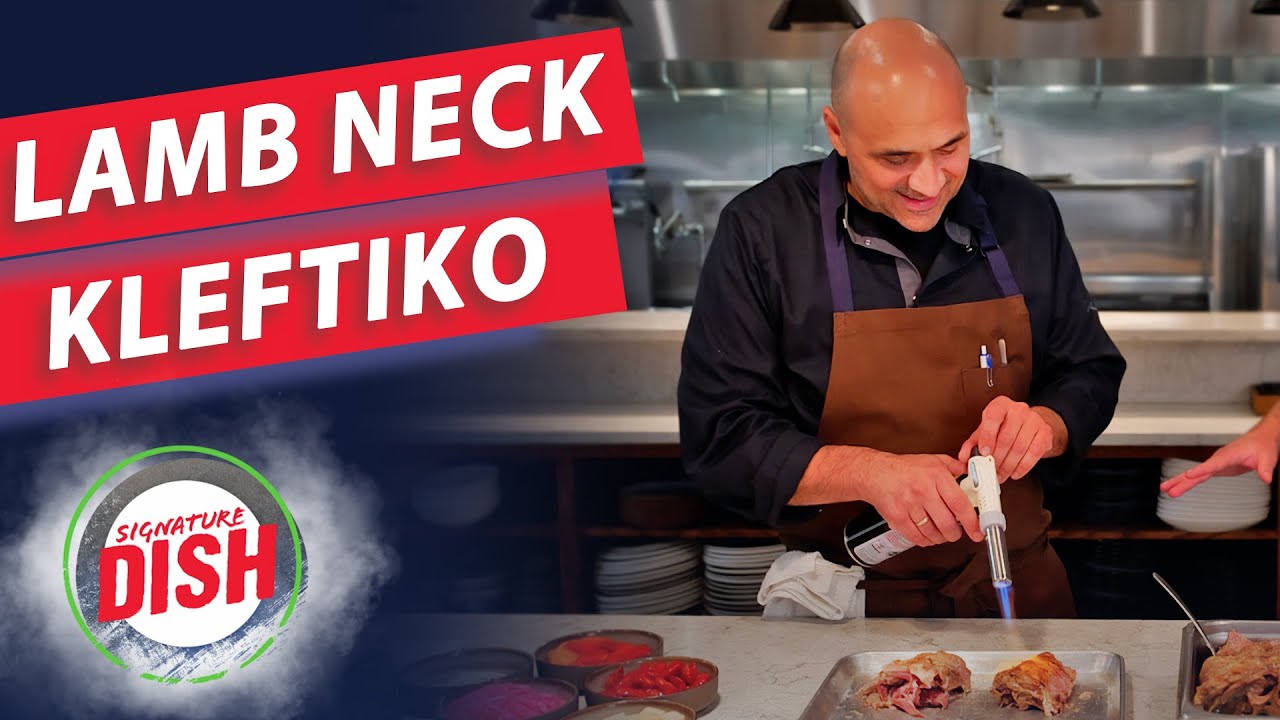Watch MELINA Make a Traditional Lamb Kleftiko&nbsp;with a Blowtorch | Signature Dish