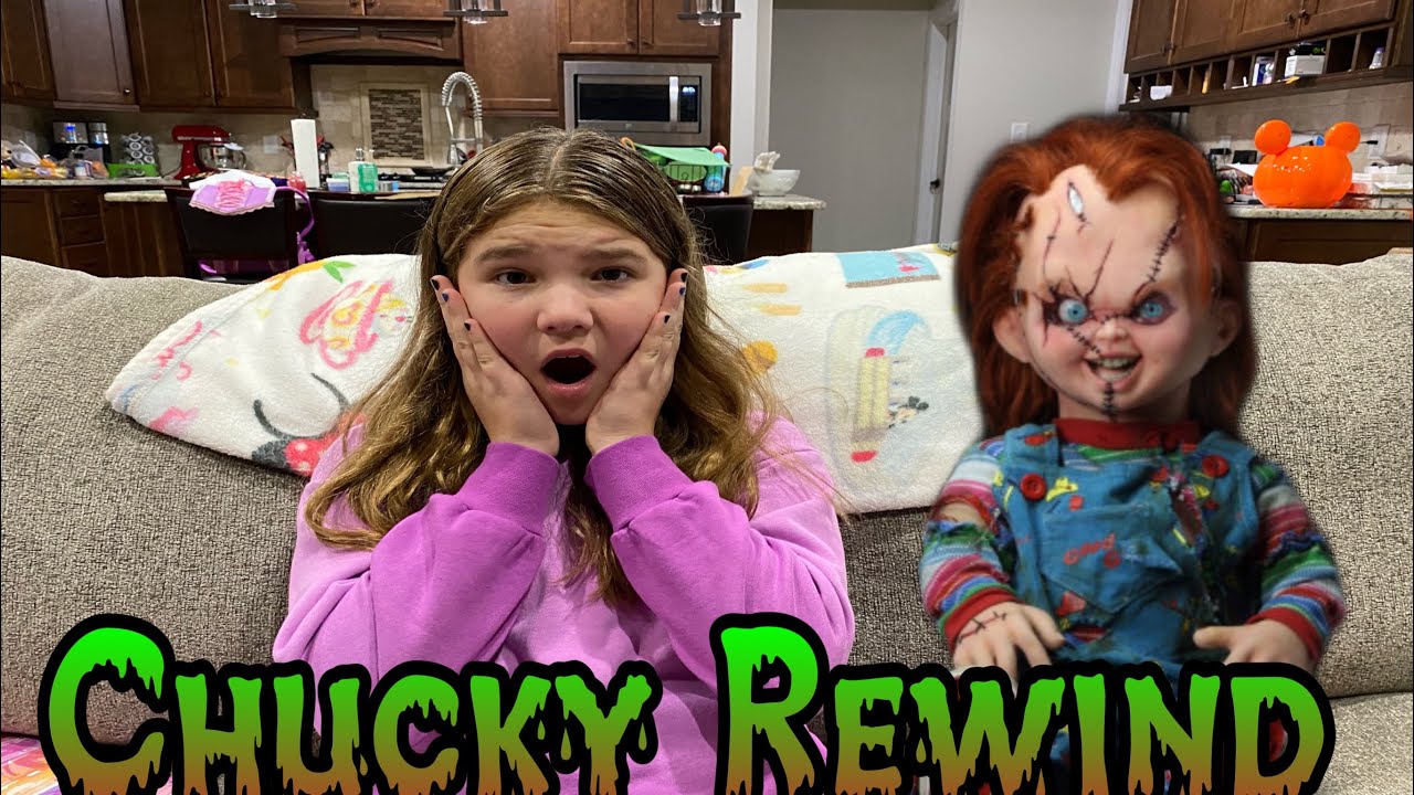 Chucky Rewind The Movie! What's Inside Chucky, She Turned Into Chucky, Chucky Took Our Popits