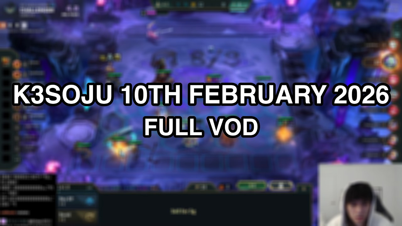 k3soju | 10th February 2026 | FULL VODk3soju | TFT PARIS OPEN | DAY 1 | FULL VOD