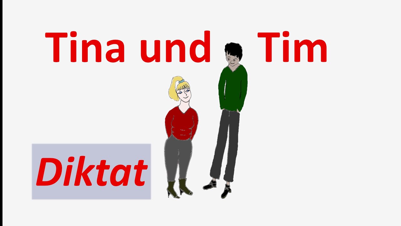 Lerne Deutsch (A1-A2) mit einem Diktat: 