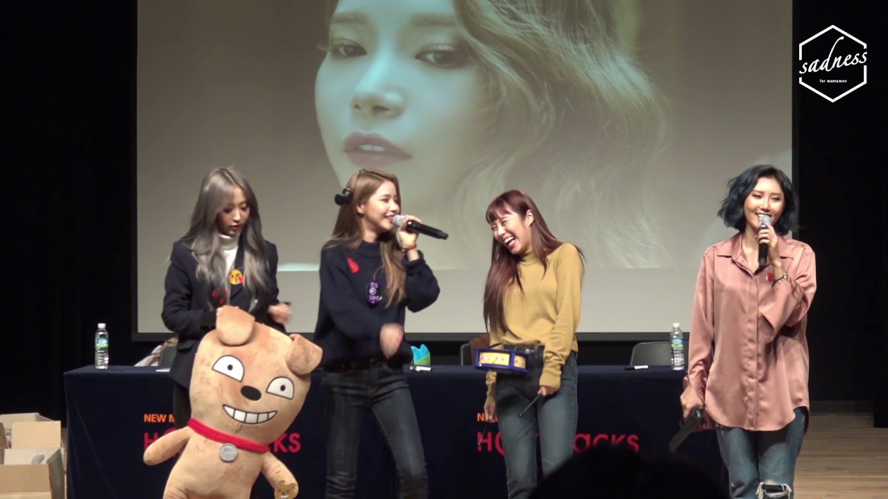 161111 마마무 강남 팬싸인회 자막ver