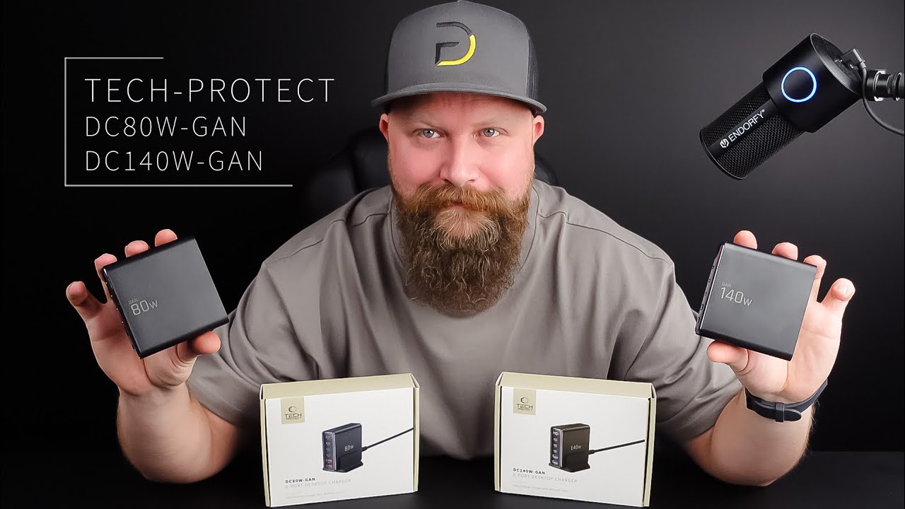 Zastąp Wszystkie Ładowarki Jedną Potężną Stacją Ładowania - Tech-Protect DC140W-GAN i DC80W-GAN