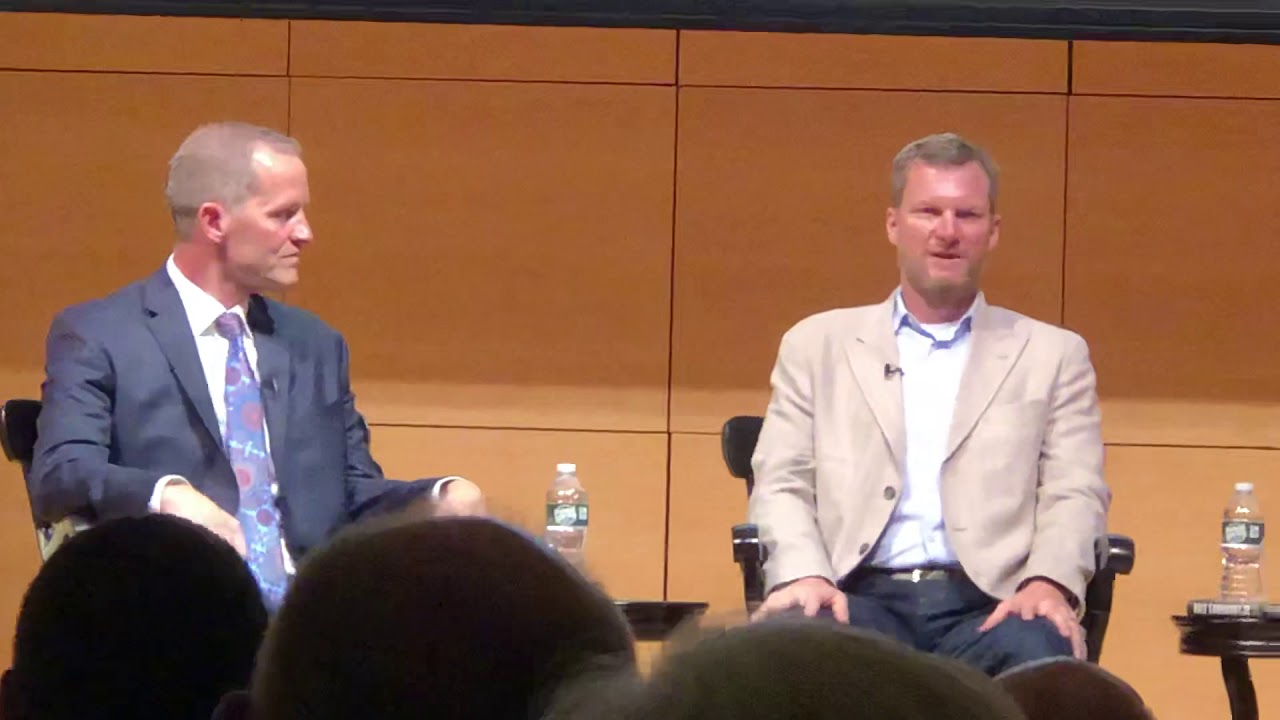 Dale Earnhardt Jr at USM - Calling Dr Micky Collins