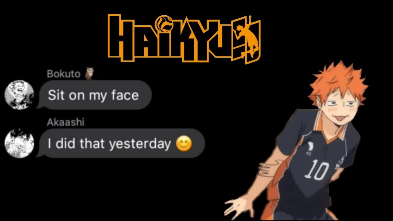 Let’s play a little game ~★ Hinata 'exposes' tts |Haikyuu Texts|