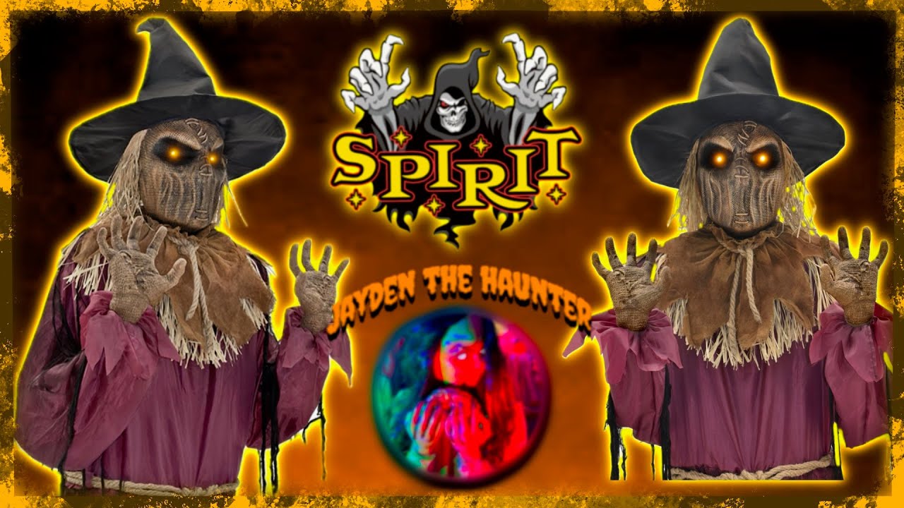 UNBOXING & SET UP Spirit Halloween 2025 Tekky Sinister Strawman Massive Jump Scare Animatronic Prop