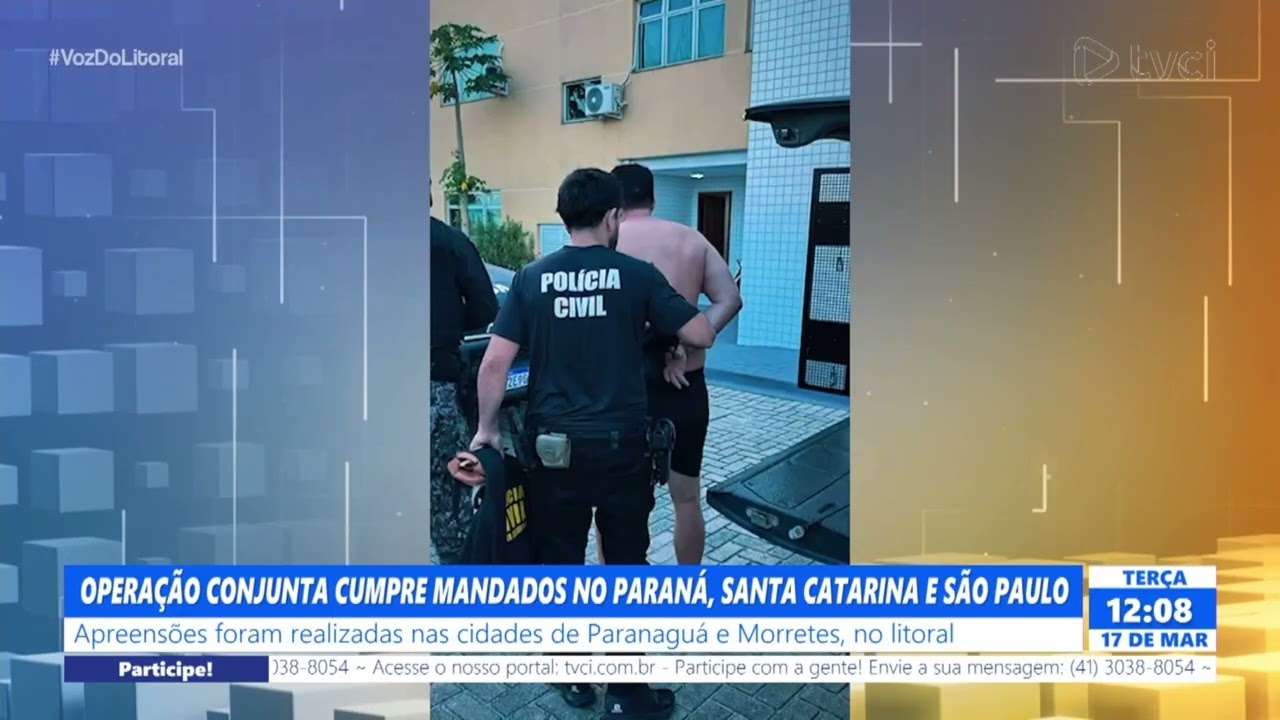 OPERA&Ccedil;&Atilde;O CONJUNTA CUMPRE MANDADOS NO PARAN&Aacute;, SANTA CATARINA E S&Atilde;O PAULO