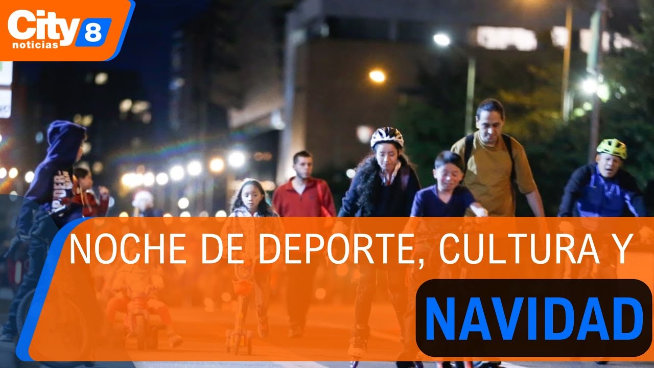 Bogotá vive una nueva jornada de ciclovía nocturna entre luces navideñas | CityTv