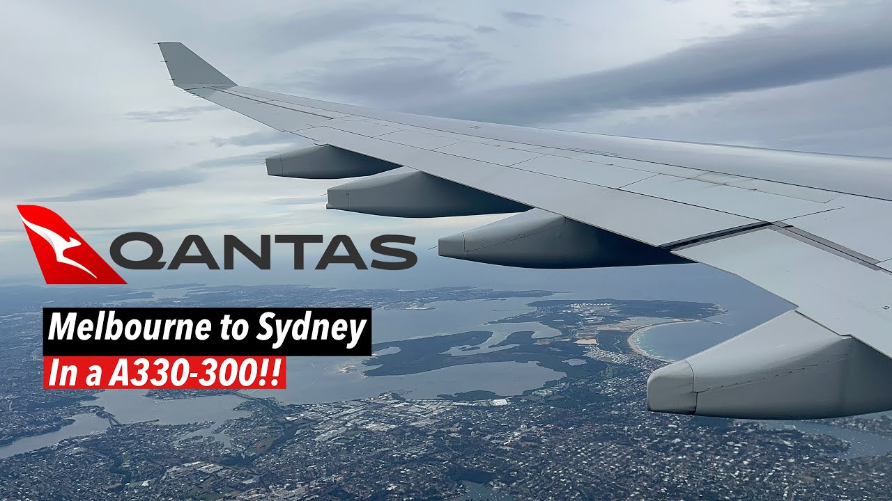 QF440 Melbourne to Sydney on a qantas A330-300! Trip report