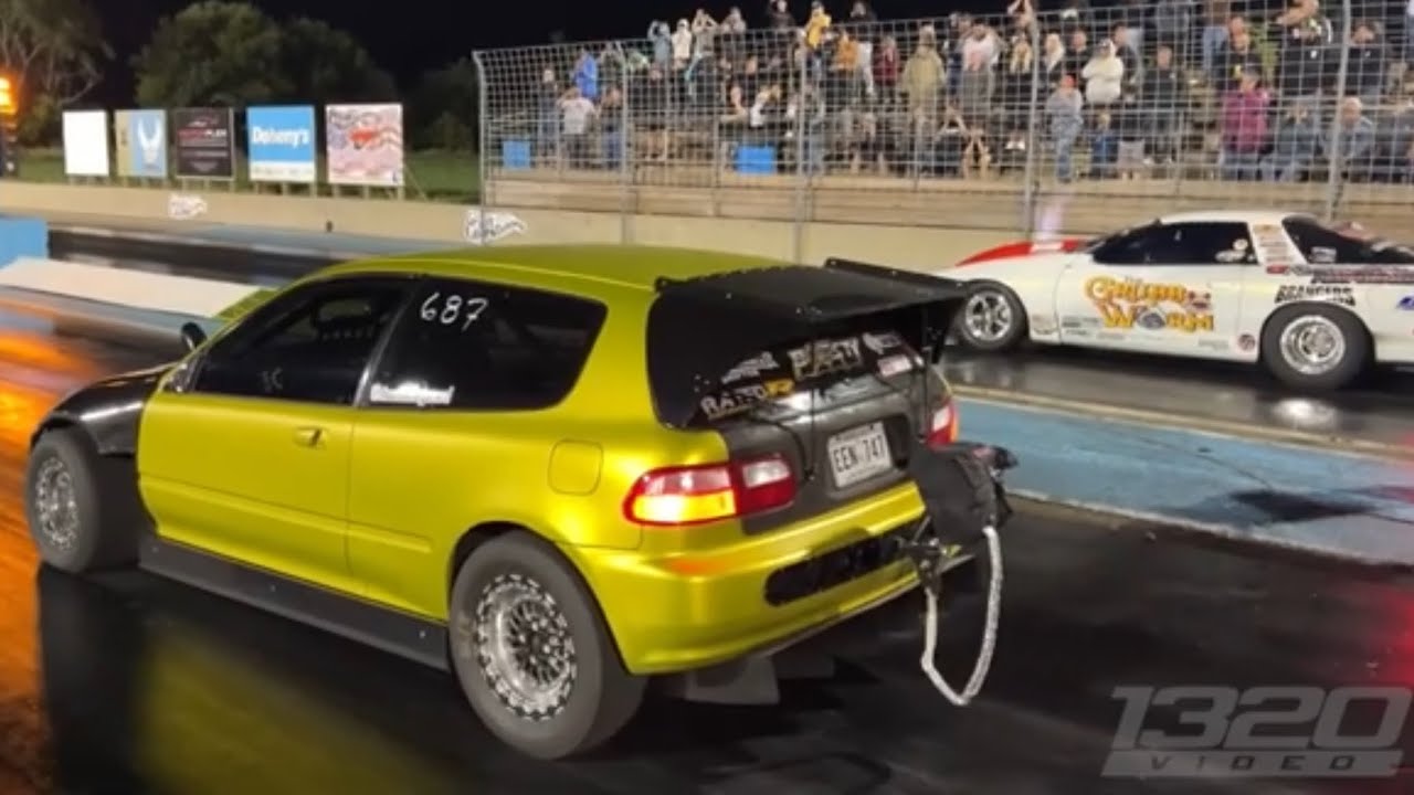 ПОЛНОПРИВОДНЫЙ HONDA CIVIC ВЫИГРАЛ 15 000 ДОЛЛАРОВ НА OUTLAW STICK SHIFT CHALLENGE! (Видеоматериа...