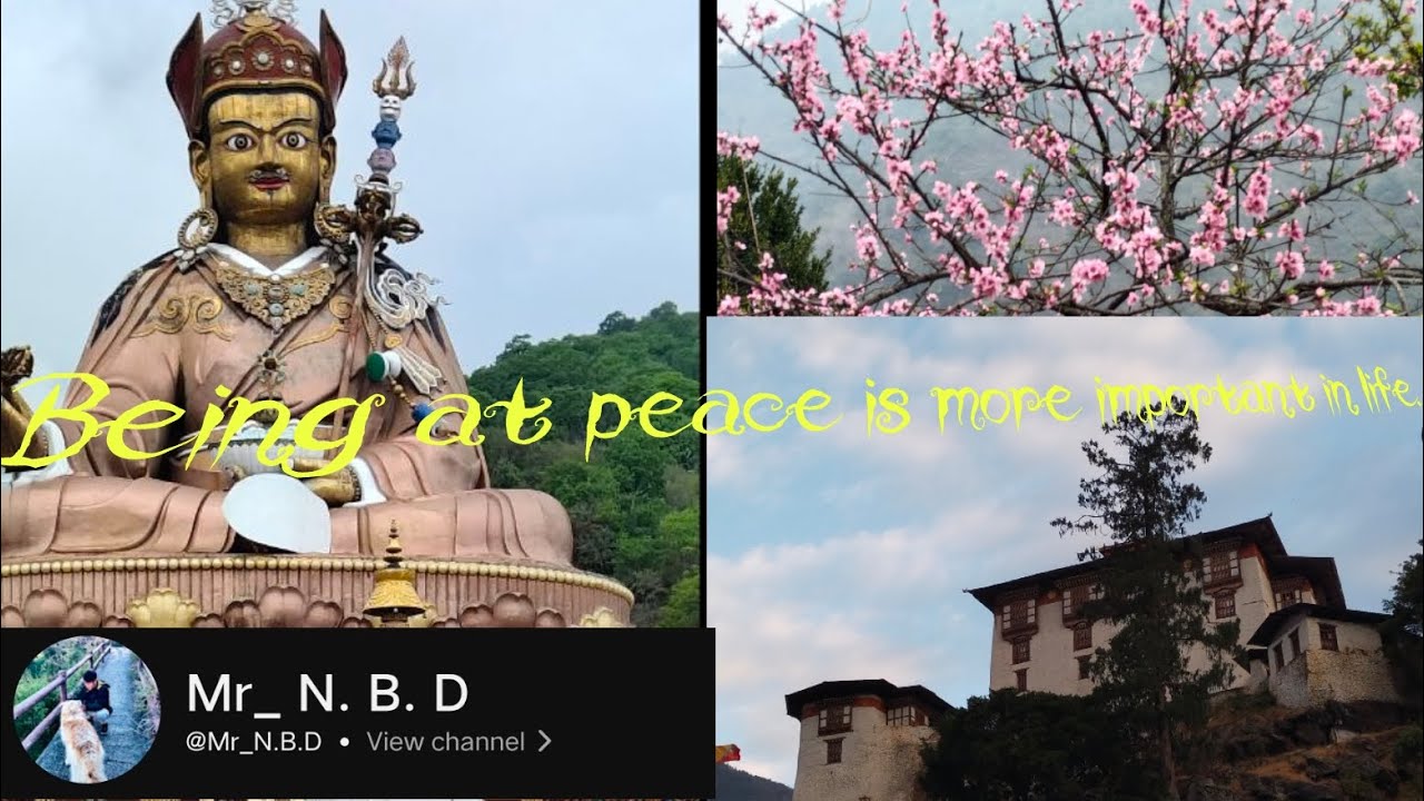 Being at peace is more important in life @Mr_N.B.D 