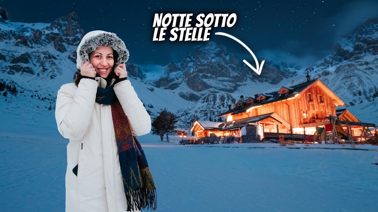 Una NOTTE incredibile a 2000 mt nel cuore delle DOLOMITI 🏔️