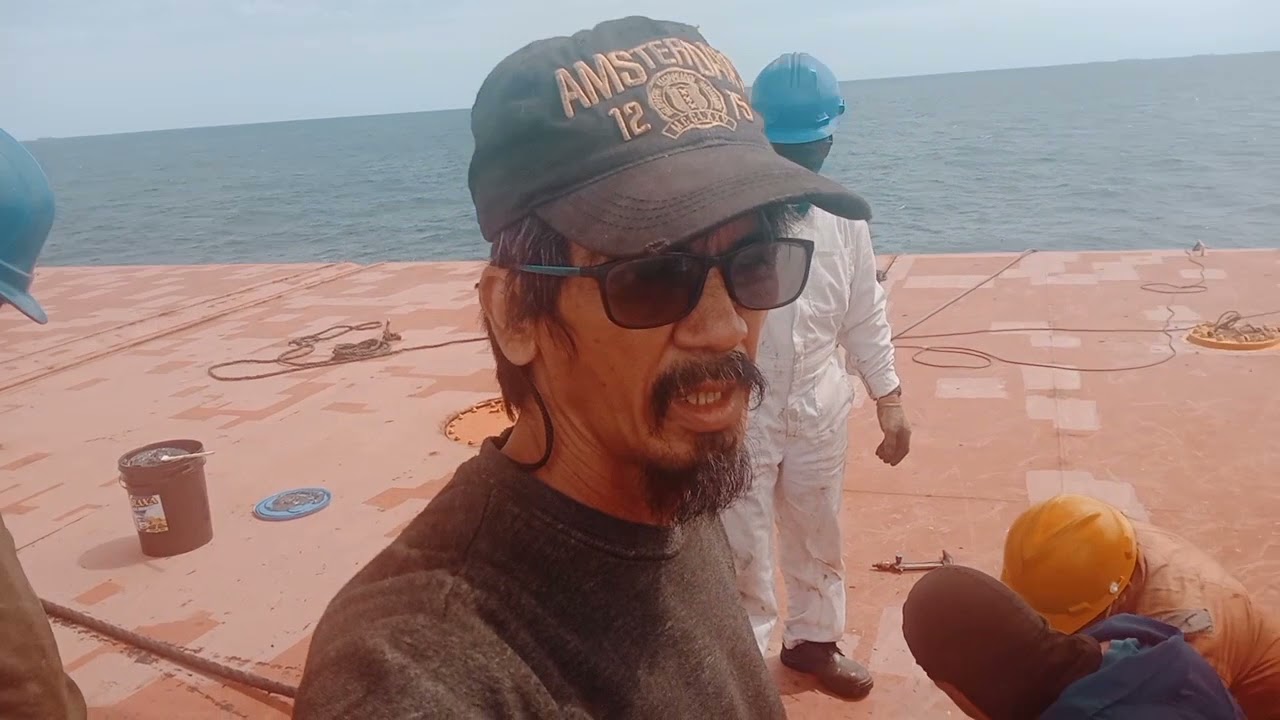 Replaced New Cable Wire Ship Crane, Gas Welding#deck#crane#wire/bagitongmarinero