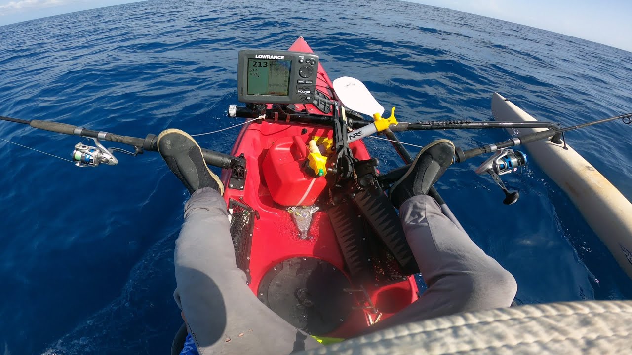 First Offshore Run In The New Kayak - 450' @ 10 Miles