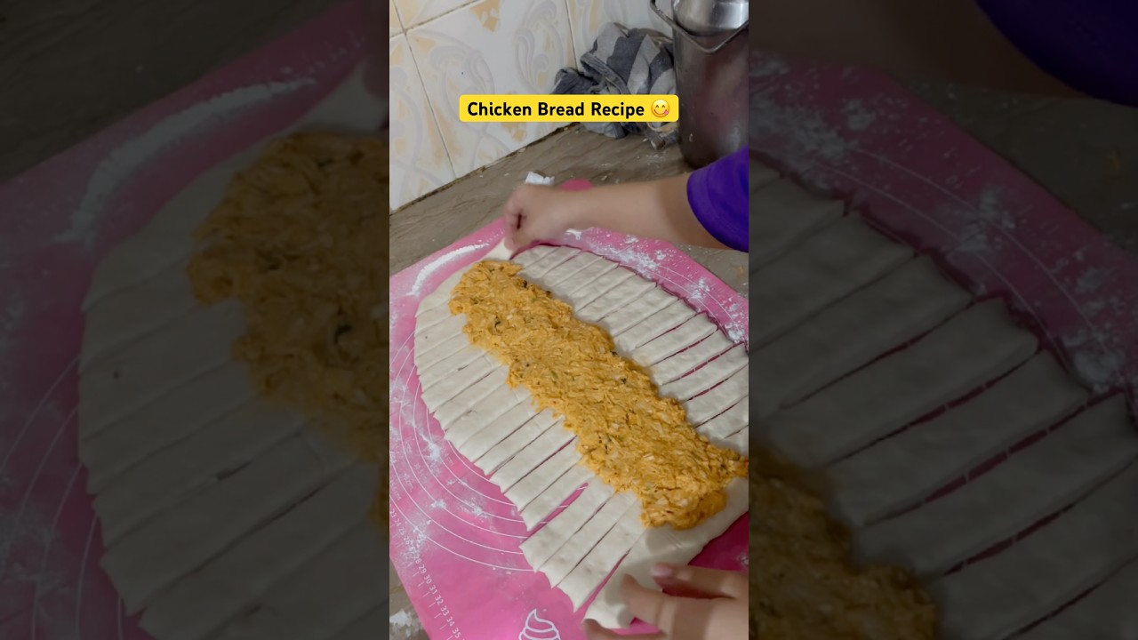 Chicken Bread Full Recipe 😋 #baking #Recipe #chickenbread #homemade #chickenbread tutorial
