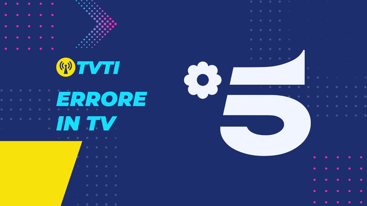 Errore in TV: Canale 5 | 4 Febbraio 2026