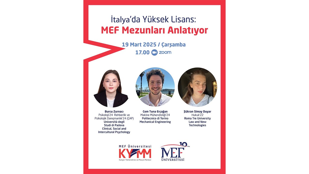 İtalya'da Yüksek Lisans: MEF Mezunları Anlatıyor