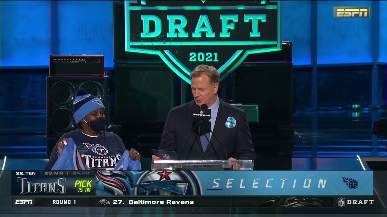 Titans Draft Caleb Farley with the 22nd Overall Pick | 2021 NFL Draft Highlights