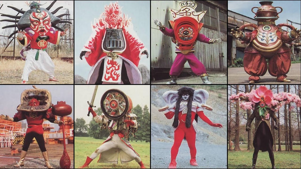All Dairanger Monsters/Villains