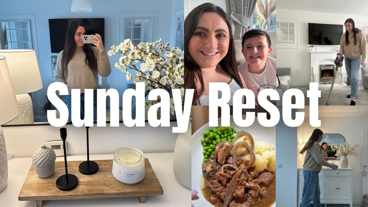 SUNDAY RESET VLOG - Clean With Me, Aldi Shop & More!