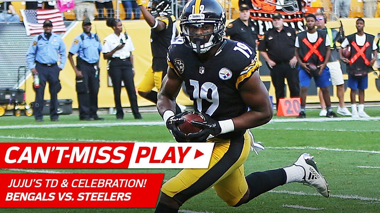 JuJu Smith-Schuster's TD w/ Wonderful Hide & Seek Celebration! | Can't-Miss Play | NFL Wk 7