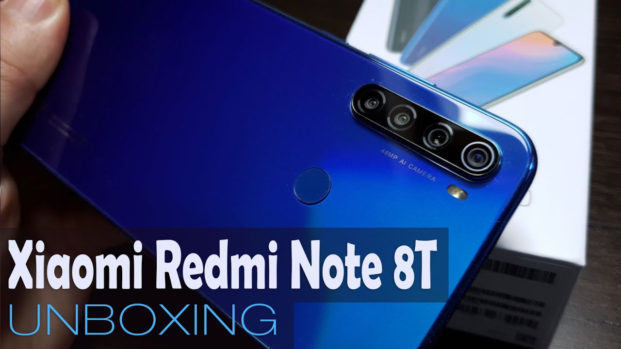 Xiaomi Redmi Note 8T Unboxing (Redmi Note 8 With NFC and faster charger)