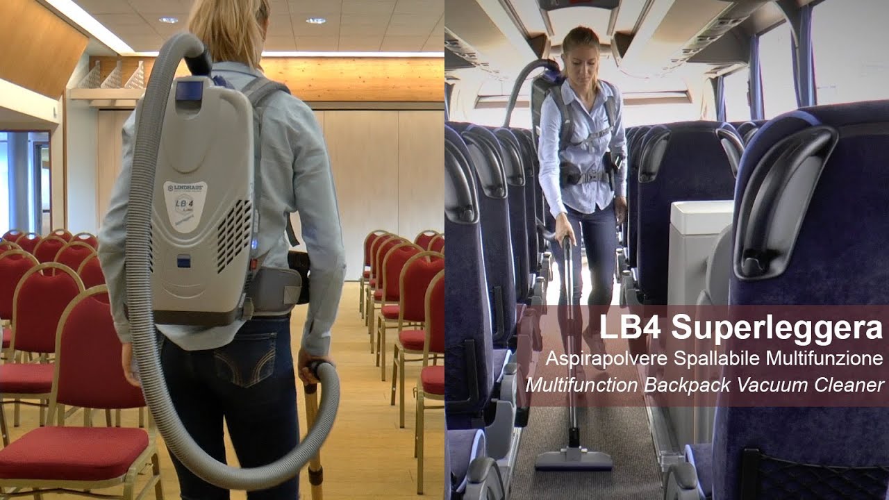 Lindhaus LB4 Superleggera Aspirapolvere a zaino / Backpack Vacuum Cleaner