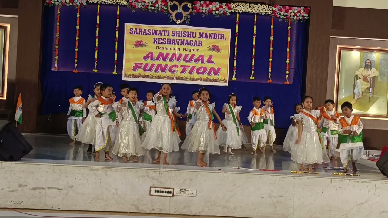 Annual Day Fest 2025: Kg- II #DeshBhakti#KG2Dance#LittlePatriots#ProudToBeIndian #ssm #reshimbag 