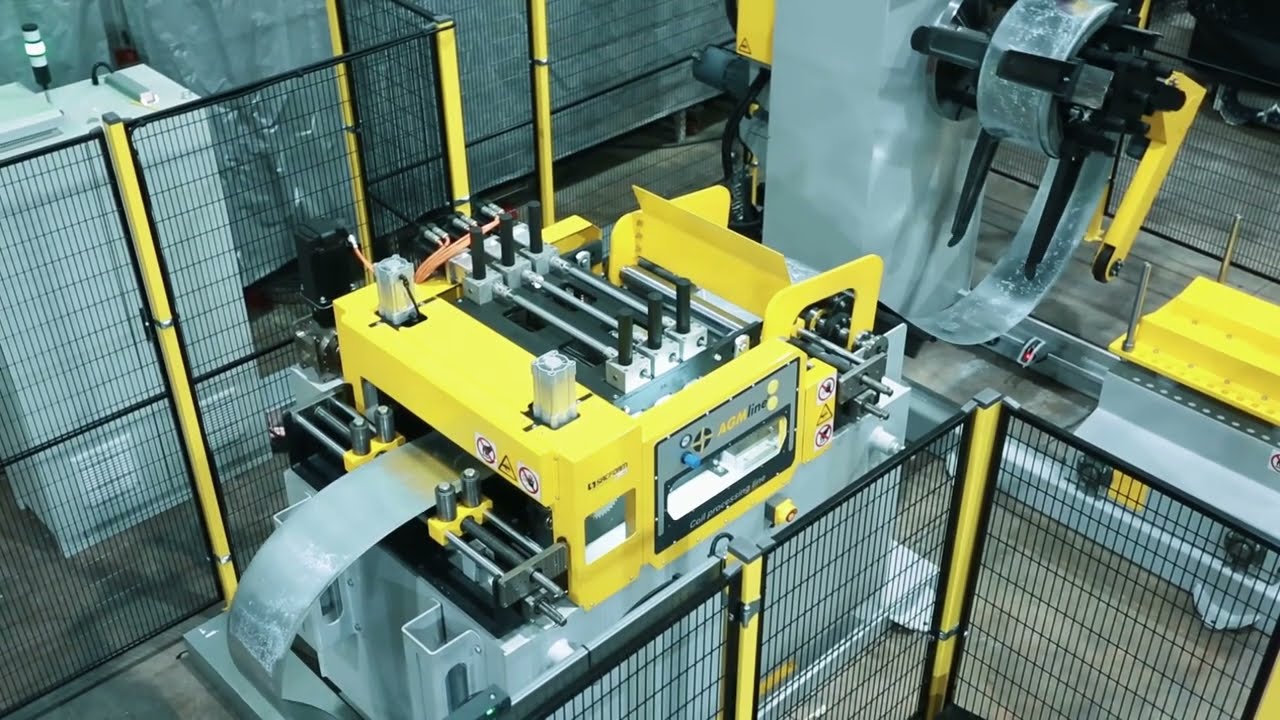 Compact Press Feeding System / Decoiler - Straightener - Servo Feeder - SACFORM / AGMline