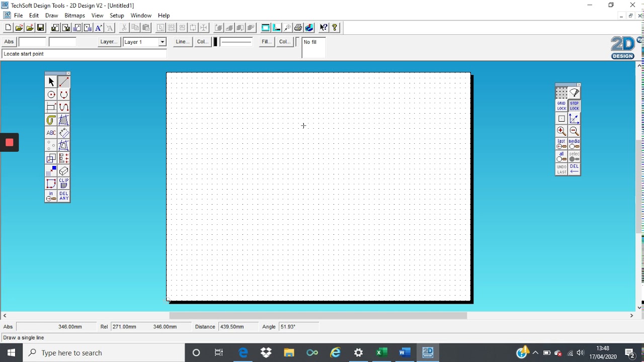 Tutorial 01 - Techsoft 2Design Page setup, Gridlock, Steplock and attach
