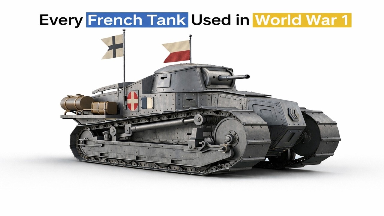 Every French Tank Used in World War I