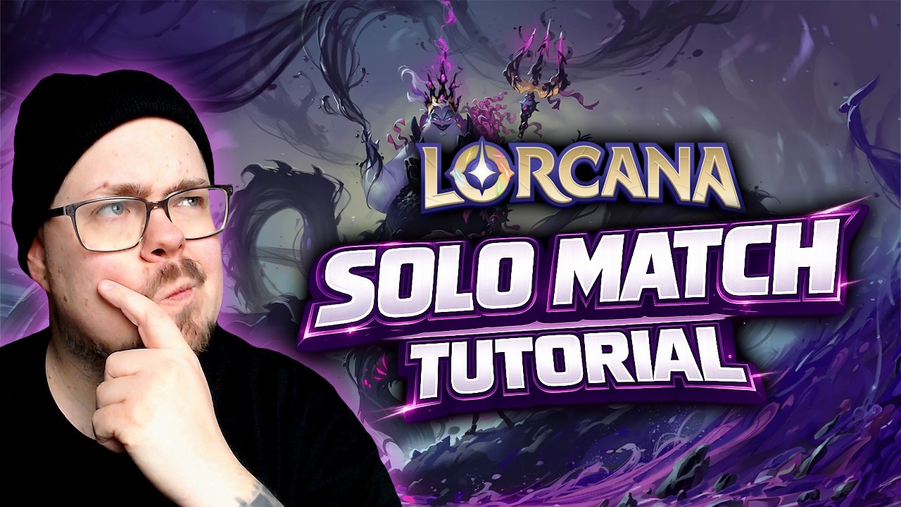 💎 LORCANA SOLO MATCH: So spielst du ALLEINE die Luminari Chroniken – Tutorial gegen Ursula!