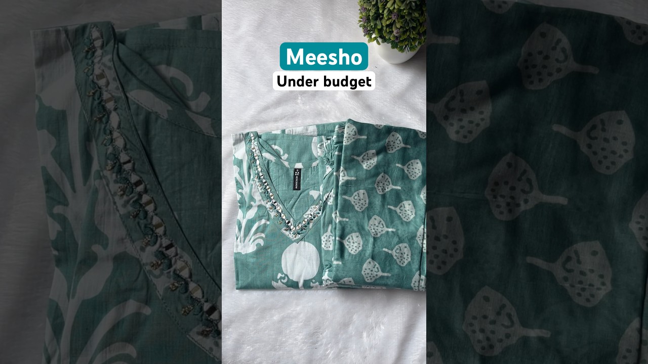 #trending I purchased this Kurta Set from Meesho under budget #meesho #ytshorts