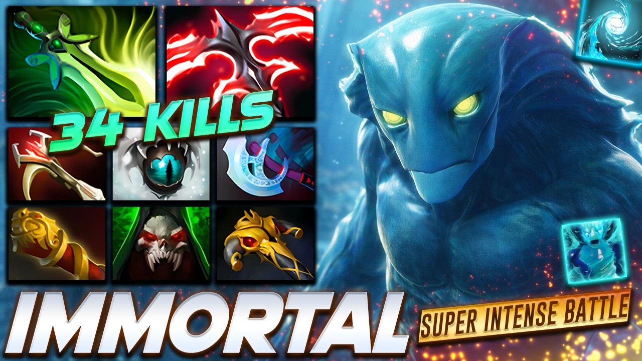 Morphling Immortal Super Intense Battle 34 Frags - Dota 2 Pro Gameplay [Watch & Learn]
