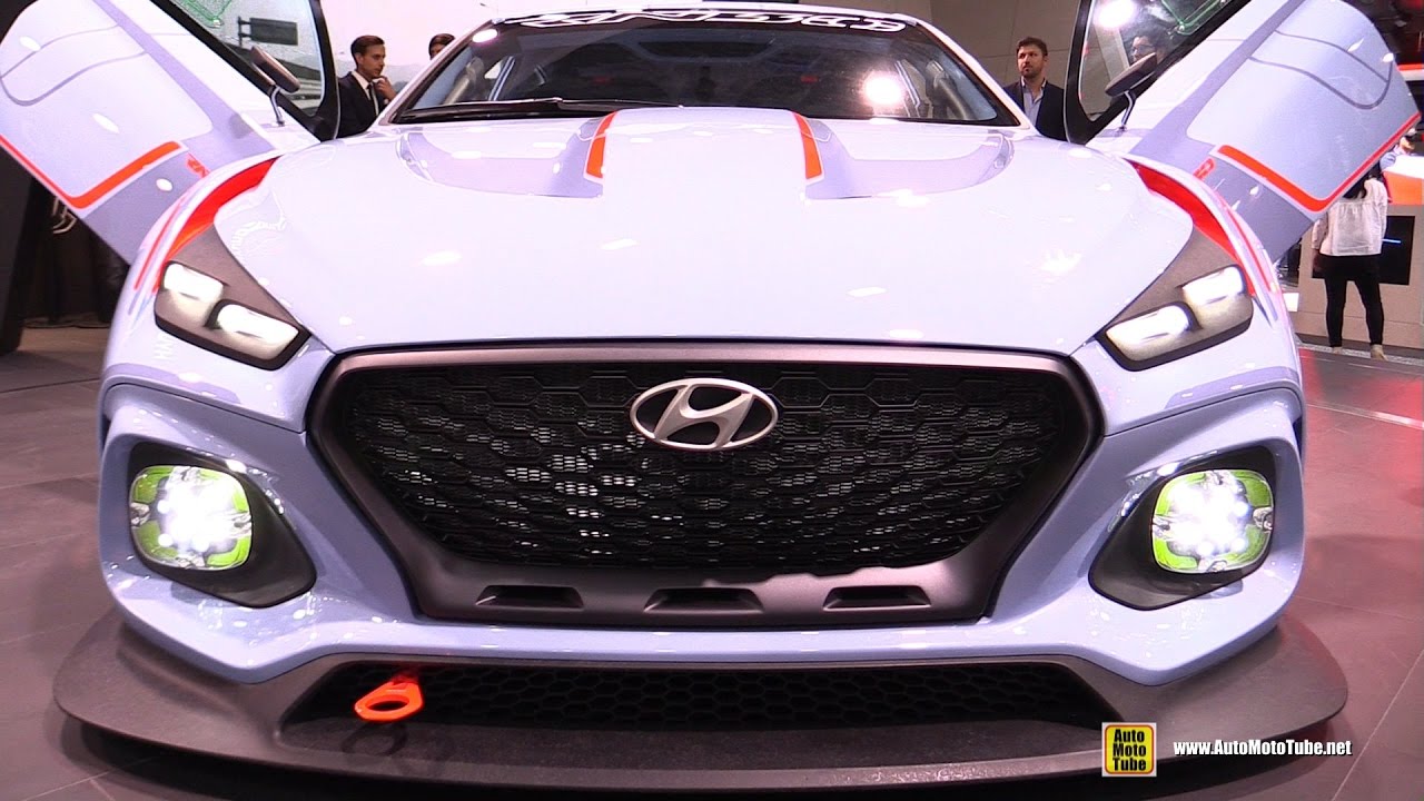 Hyundai RN30 Concept - Exterior and Interior Walkaround - Debut at 2016 Paris Motor Show